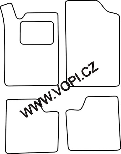 Autokoberce Citroen Xantia 1993 - 2001 Perfectfit (804)